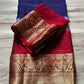 Beautiful mix cotton tie dye saree with multi colors