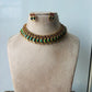 Beautiful mango palakka necklace- green