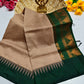 Gorgeous checked silk cotton sarees with solid temple border