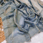 Premium space silk saree with cutdana work