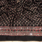 Pure Handblock ajrakh print mirror work modal silk saree (Prebooking 35 days)
