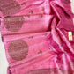 Raw Silk Saree with Banarasi weaves