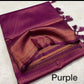 Soft kubera soft silk with copper zari