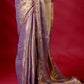 Mul tissue saree with lace border - 3