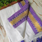 Pure authentic mul cotton saree with multicolor temple border