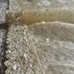 Pure tissue silk saree with pearl sequins handwork