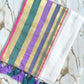 Pure authentic mul cotton saree with multi color border