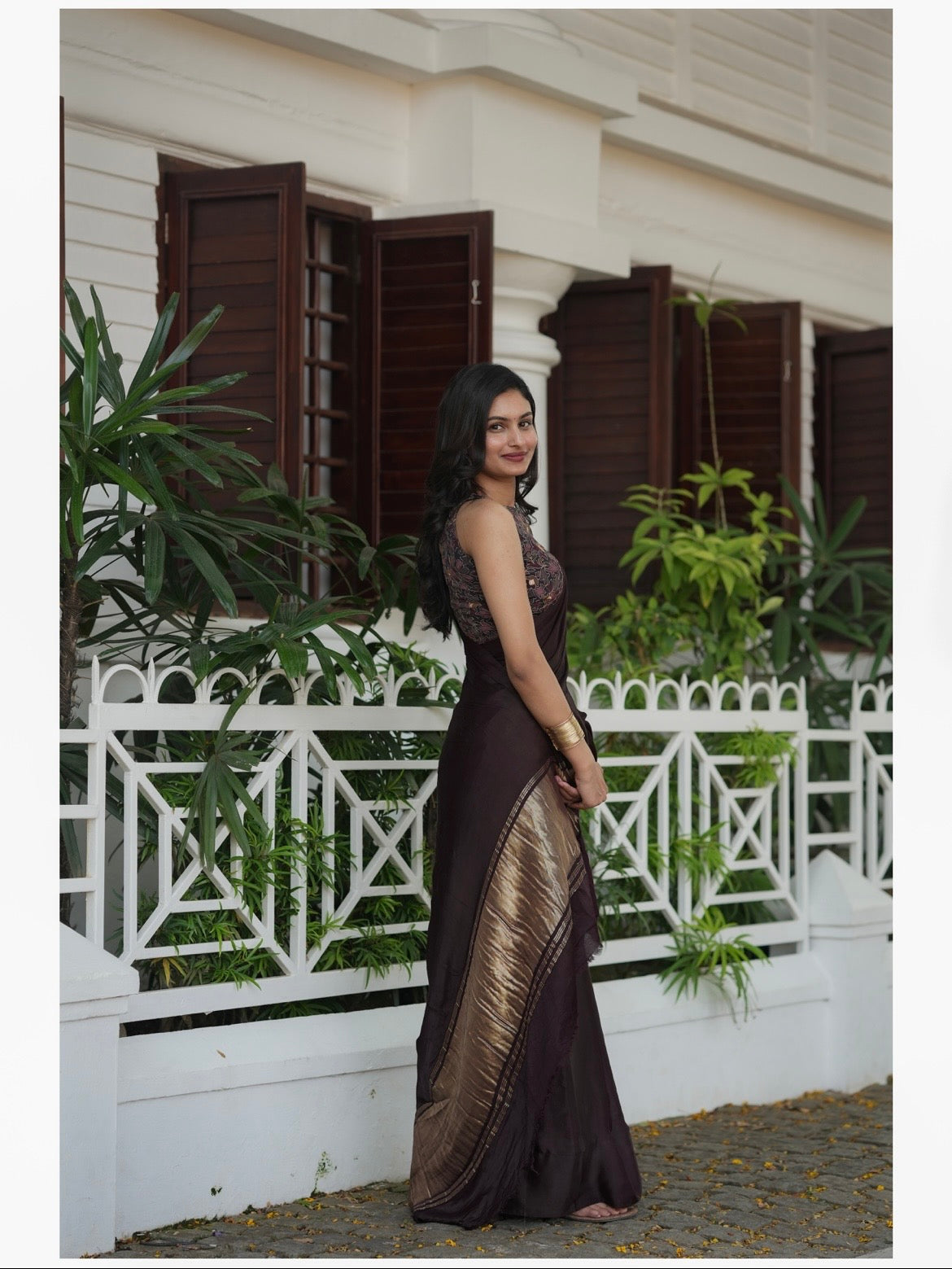 Beautiful Plain Modal silk saree with tissue pallu (Prebooking)