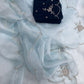 Soft organza with handwork