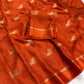 Beautiful khadi viscous silk - deer design