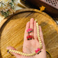 Beautiful Lotus coin necklace - Pink