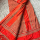 Beautiful khaddi georgette saree with intricate weavings!
