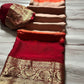 Beautiful mix cotton tie dye saree with multi colors