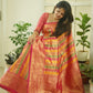 Premium banarasi crepe silk saree