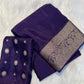 Soft viscous crepe silk saree