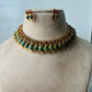 Beautiful mango palakka necklace- green