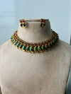 Beautiful mango palakka necklace- green