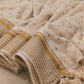 (Prebooking) Pure authentic mul cotton saree with zari stripes border and small polka body- without blouse