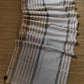 Pure and authentic mul cotton saree with zari stripes