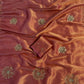 Soft two tone tissue silk with sequins and gotta patti work
