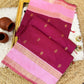 Beautiful soft semi silk saree with contrast border