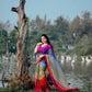 Soft Mul cotton saree - multi color