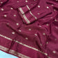 Beautiful soft viscous crepe silk - rose jacquard