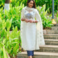 Kota embroidered unstitched Salwar set