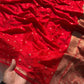 Banarasi semi katan silk with buttas
