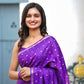 Banarasi semi katan silk with buttas