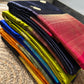 Soft and flowy crepe silk saree with Banarasi weavings