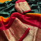 Beautiful mix cotton tie dye saree with multi colors