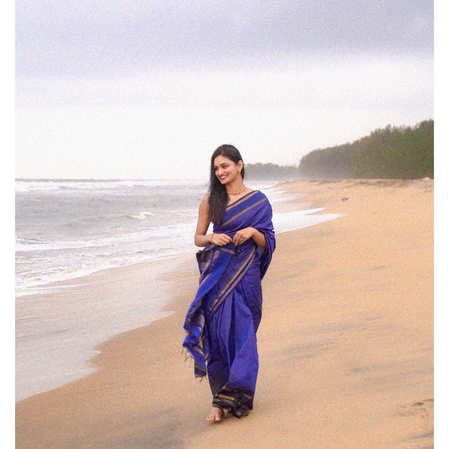 Arani silk cotton saree with checks