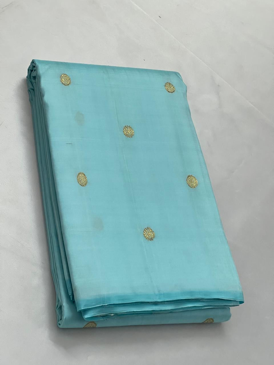 Nayanthara inspired Pure Kanchipuram silk saree with 2gm zari small buttas - Prebooking (30-45 days)