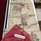 Soft off white muga cotton saree with floral weavings