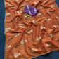 Premium Pure viscous dola silk saree with contrast blouse