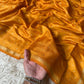 Banarasi semi katan silk with buttas