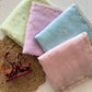 Premium semi organza Tissue saree in Pastel Shades With beads Work And Scallop border