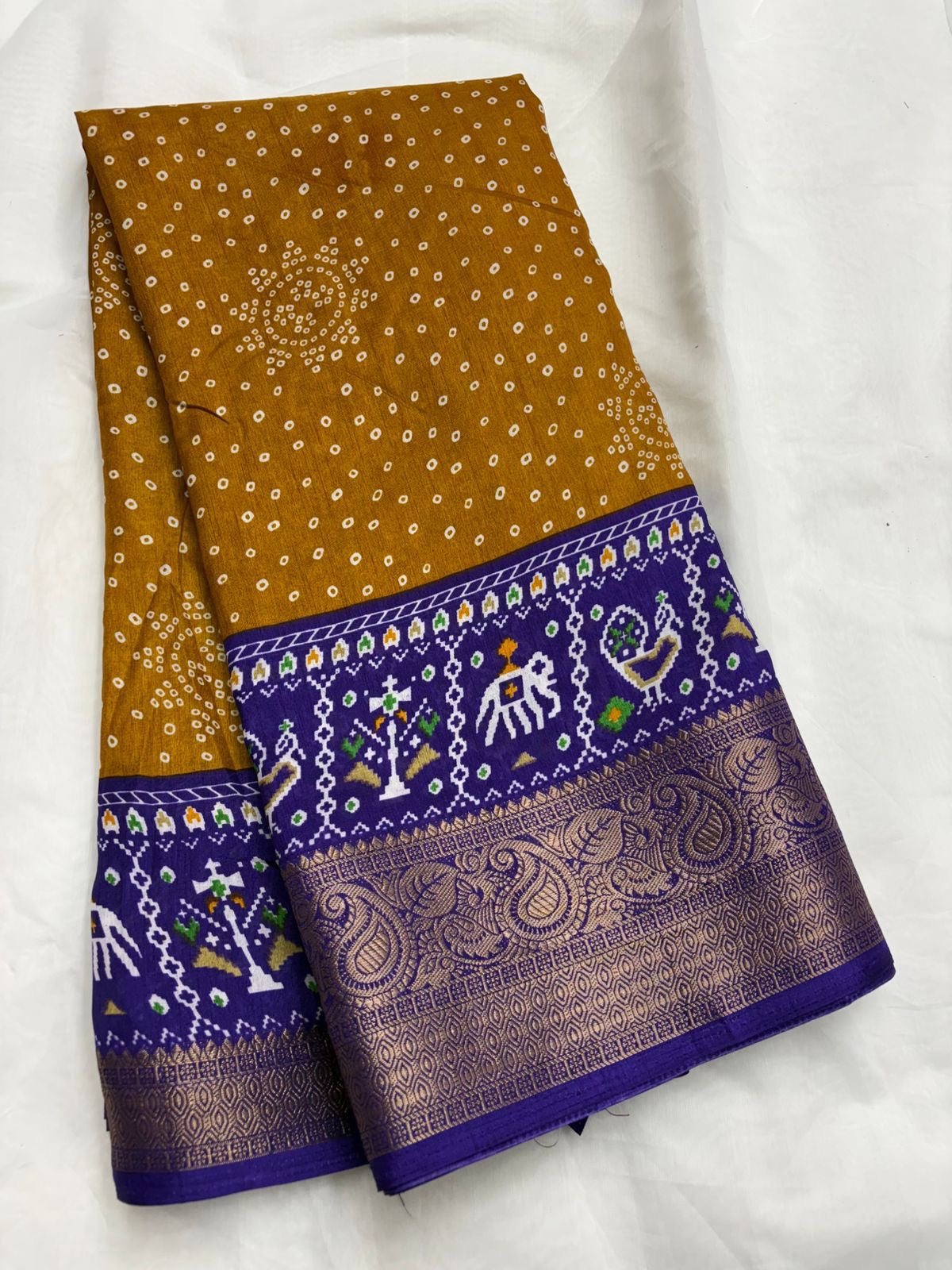 Soft dola silk saree