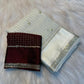 Beautiful viscose georgette saree with sequins butti