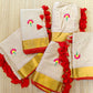 Soft mul cotton with embroidery