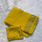Premium viscous crushed chinon silk with lurex zari lines