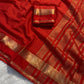 Beautiful viscous saree with checks all over and chit pallu