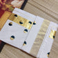 Polka weaved kerala cotton saree