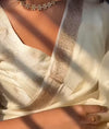 Soft viscous crepe silk saree