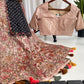 Soft semi Tussar silk saree with kantha work