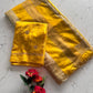 Beautiful viscose organza saree with khatli handwork and scalloped border