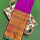 Aranya handwoven big border Narayanpet cotton sarees