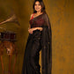 Pure mul tissue Raga saree with round sequins