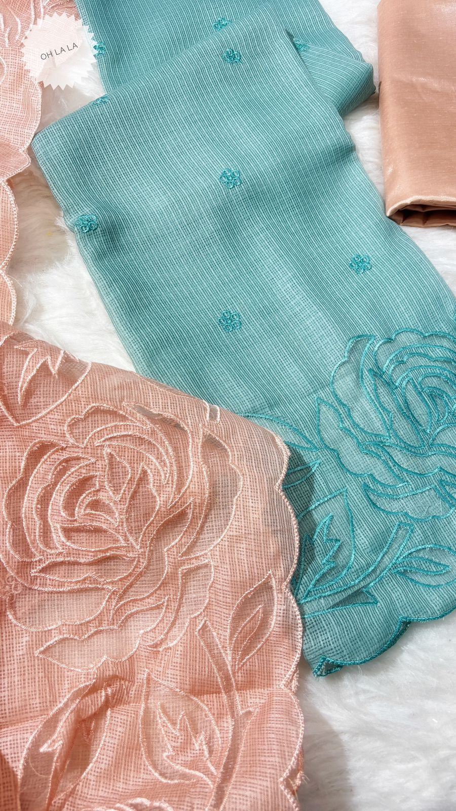 Beautiful kota doria salwar sets in pastels